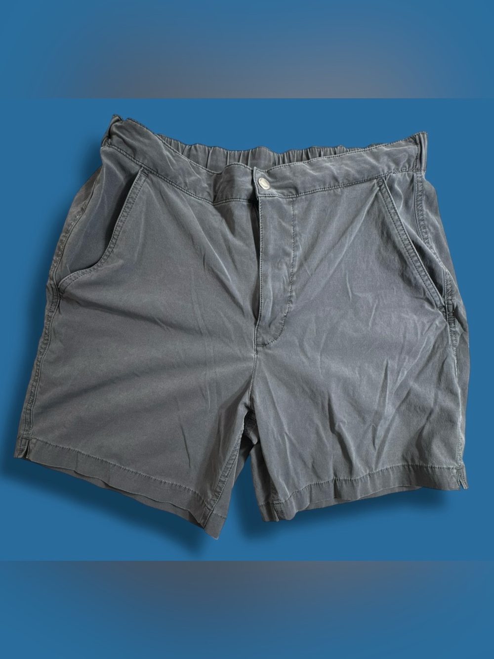 Buck Mason Deck Shorts Size 32 Gray 6 Inch Inseam